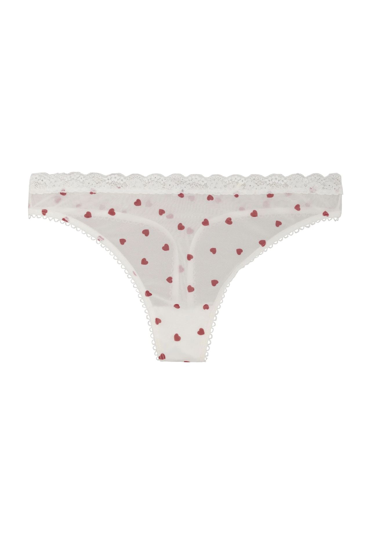 MANGUUN String Herzen-Design Spitzenbordüre für Damen