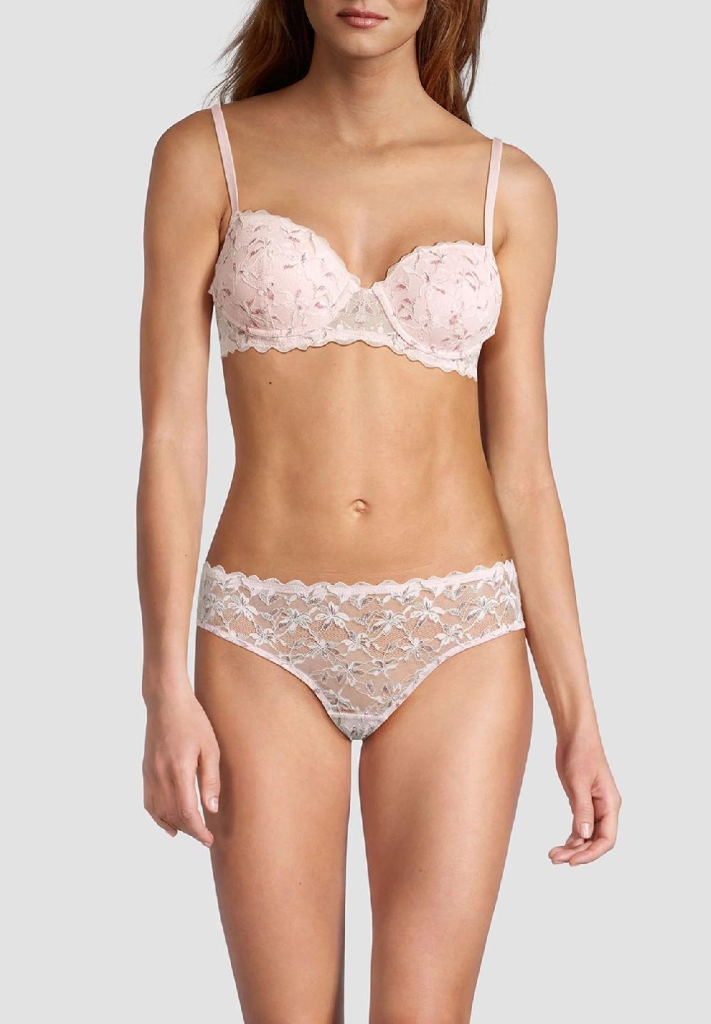 MANGUUN Watercolor Brazilian Slip Transparent Für Damen