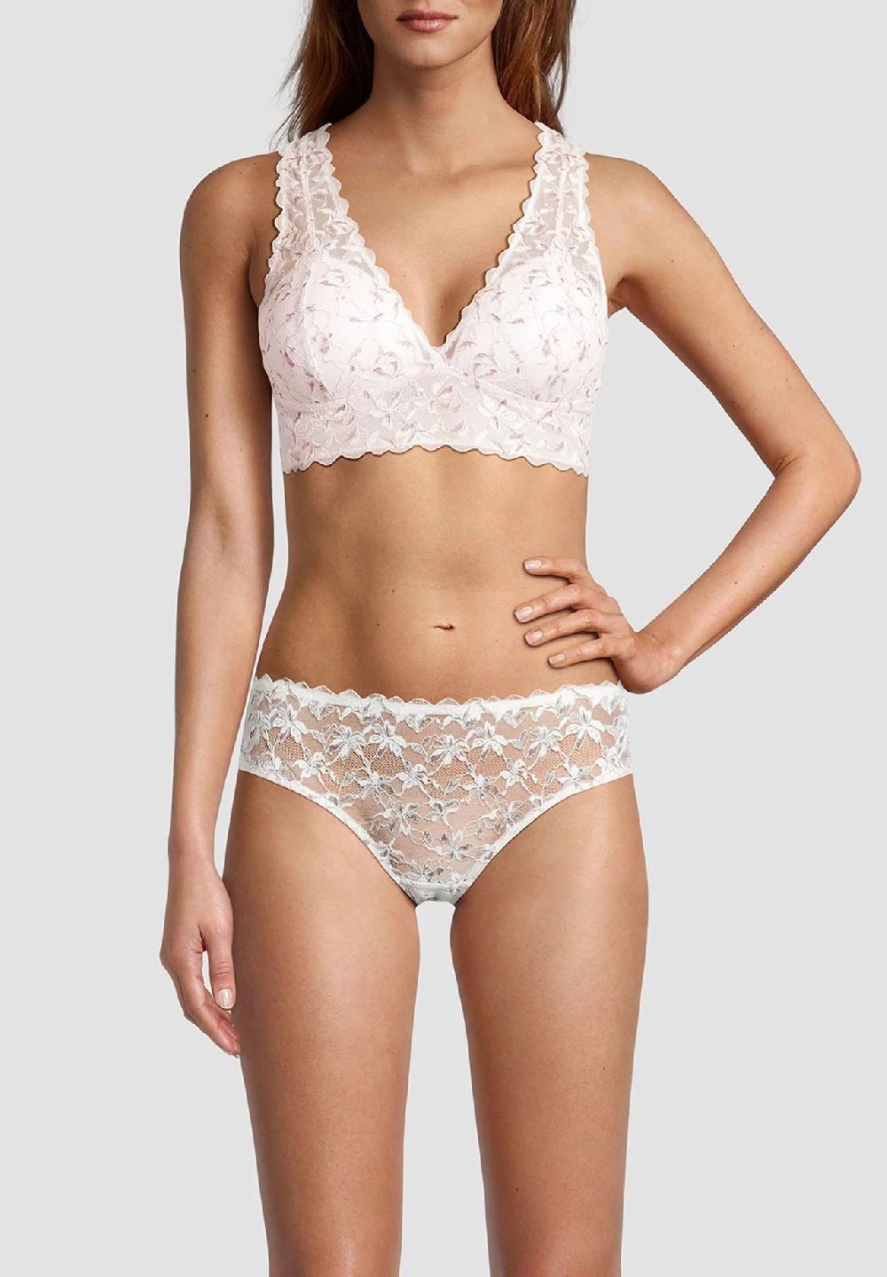 MANGUUN Watercolor Brazilian Slip Transparent Für Damen