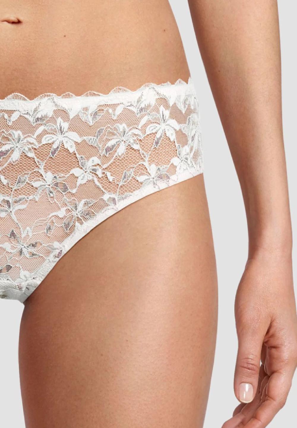 MANGUUN Watercolor Brazilian Slip Transparent Für Damen