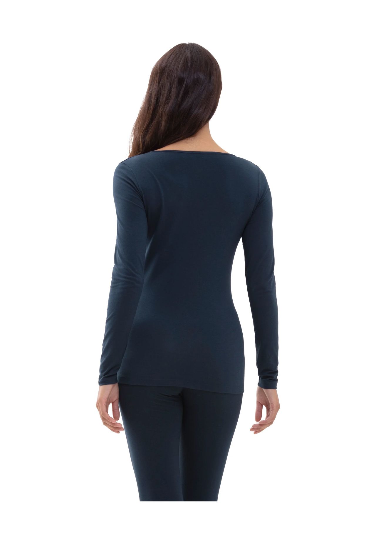 Mey Cotton Pure Unterhemd Langarm Rundhals Für Damen