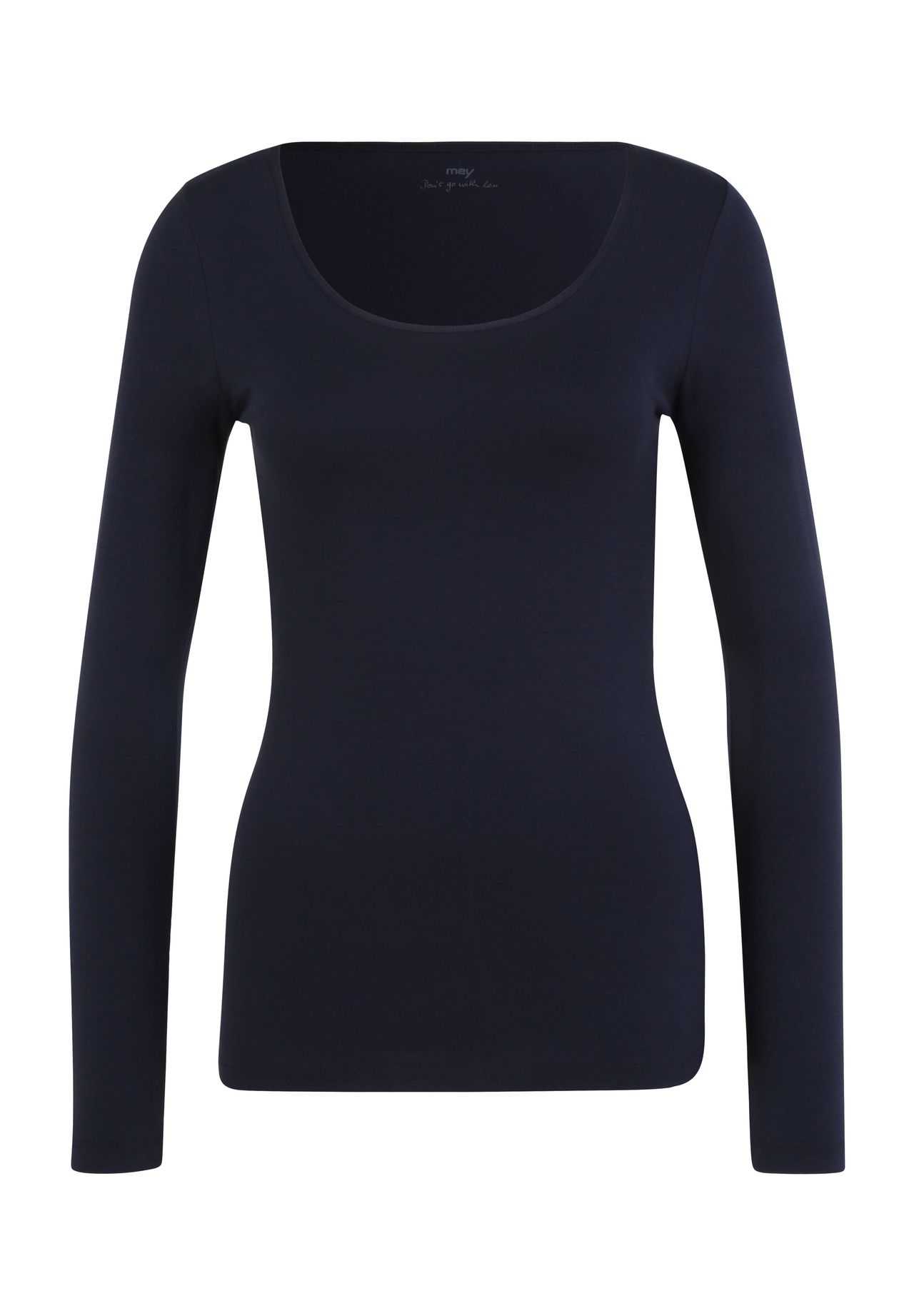 mey Cotton Pure Unterhemd Langarm Rundhals für Damen