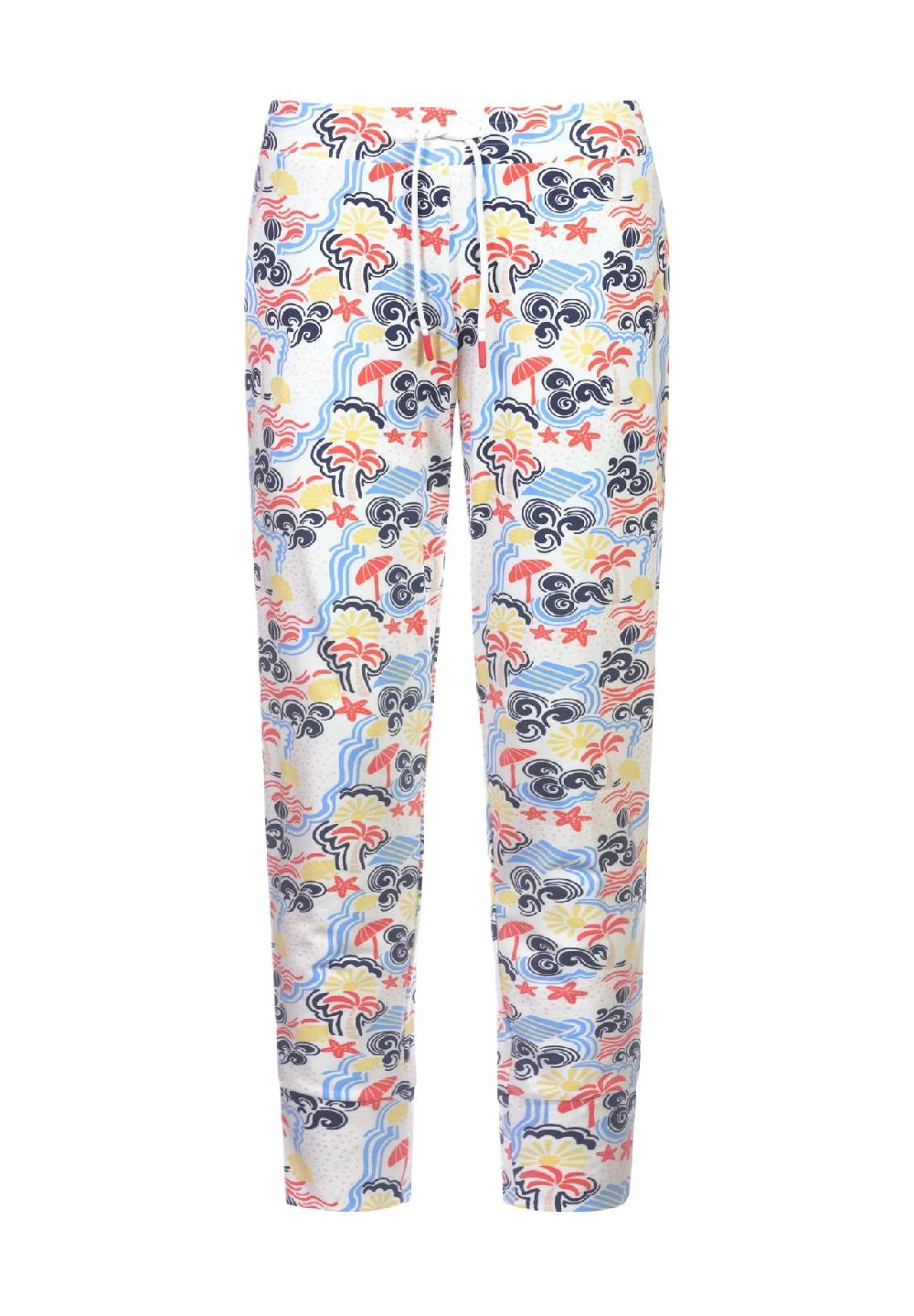 mey Palm Shades Schlafanzug-Hose Gummibund Tunnelzug für Damen