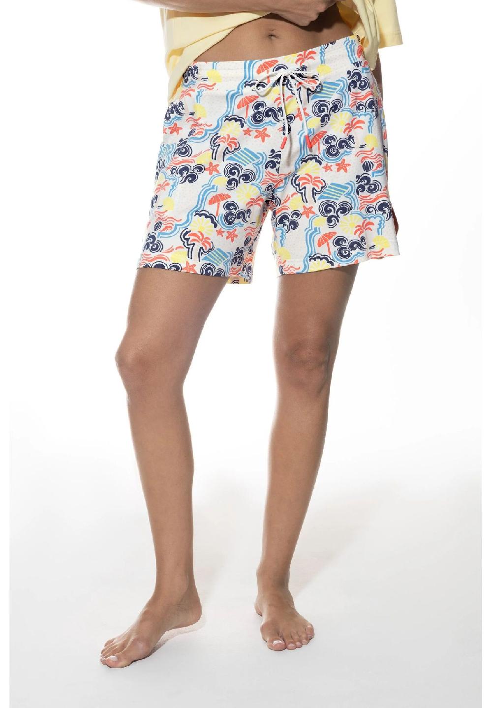 Mey Palm Shades Schlafanzug-Shorts Gummibund Tunnelzug Für Damen