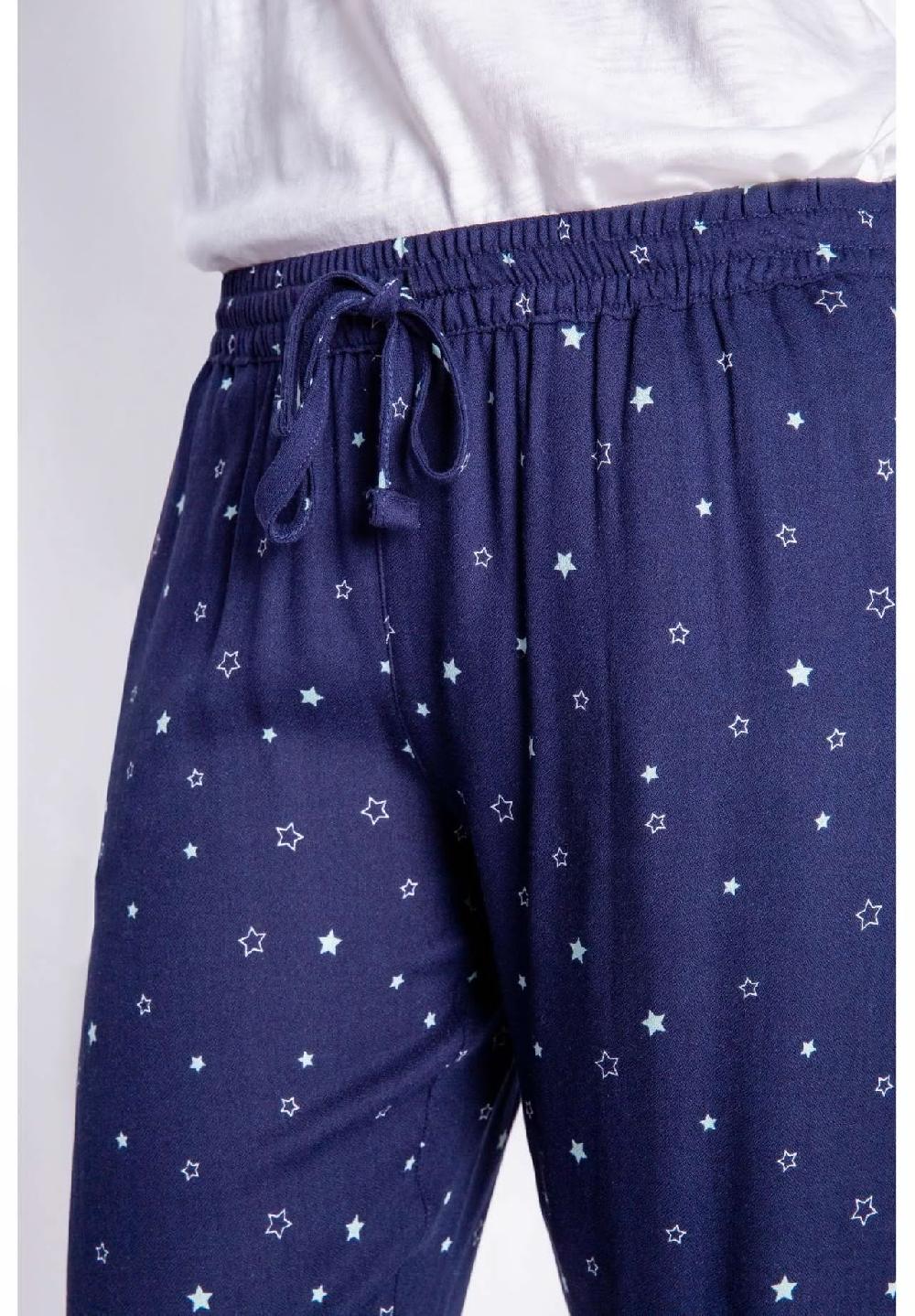 P.J.Salvage® Midnight Sky Schlafanzug-Hose Gummibund Mit Tunnelzug Für Damen