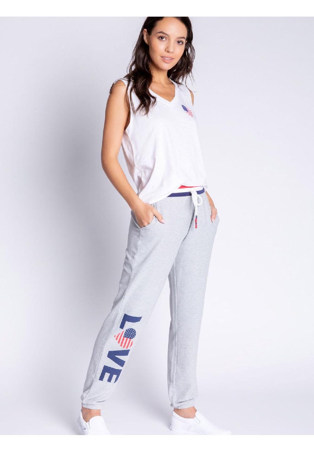 P.J.Salvage® Pyjamahose Rad White & Blue