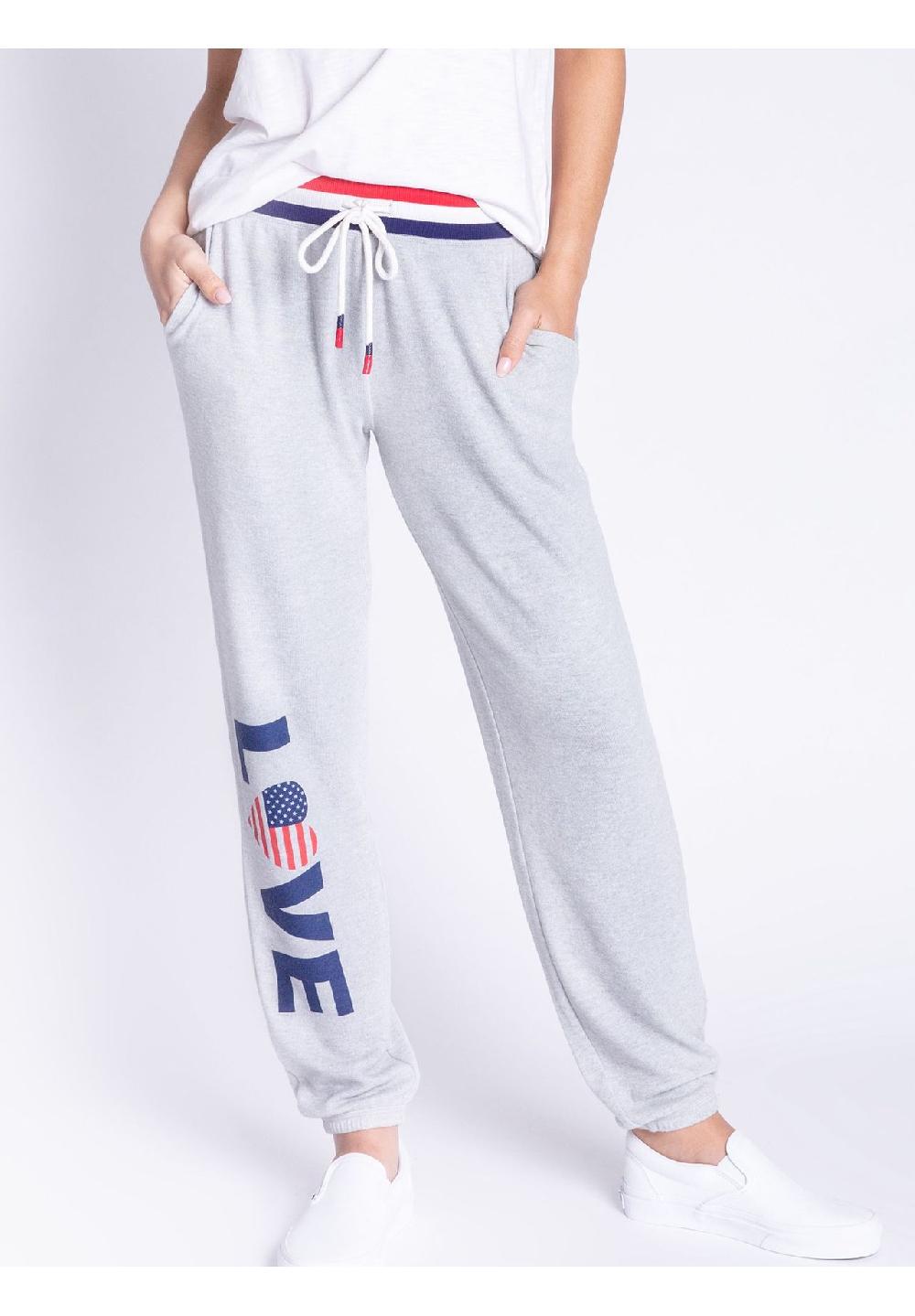 P.J.Salvage® Pyjamahose Rad White & Blue