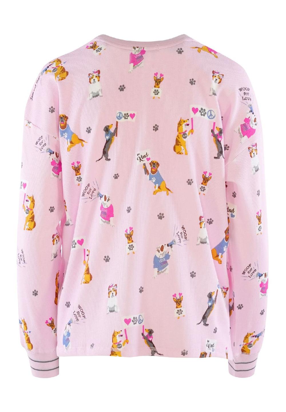 P.J.Salvage® Pyjamaoberteil Woof For Love