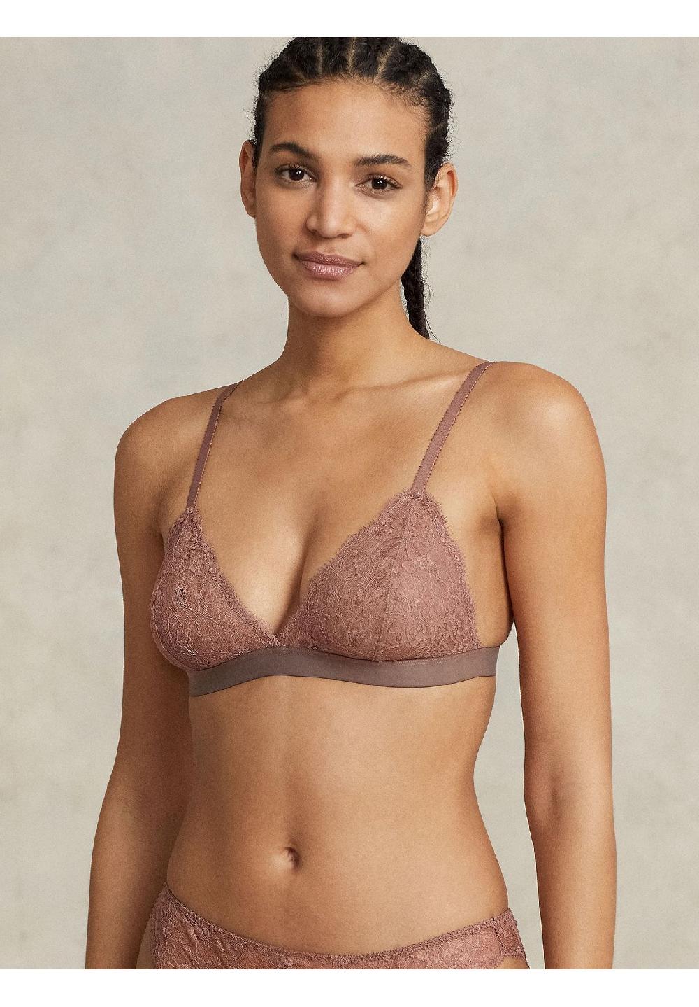 POLO RALPH LAUREN Heritage Lace Triangle Bralette Spitze Für Damen