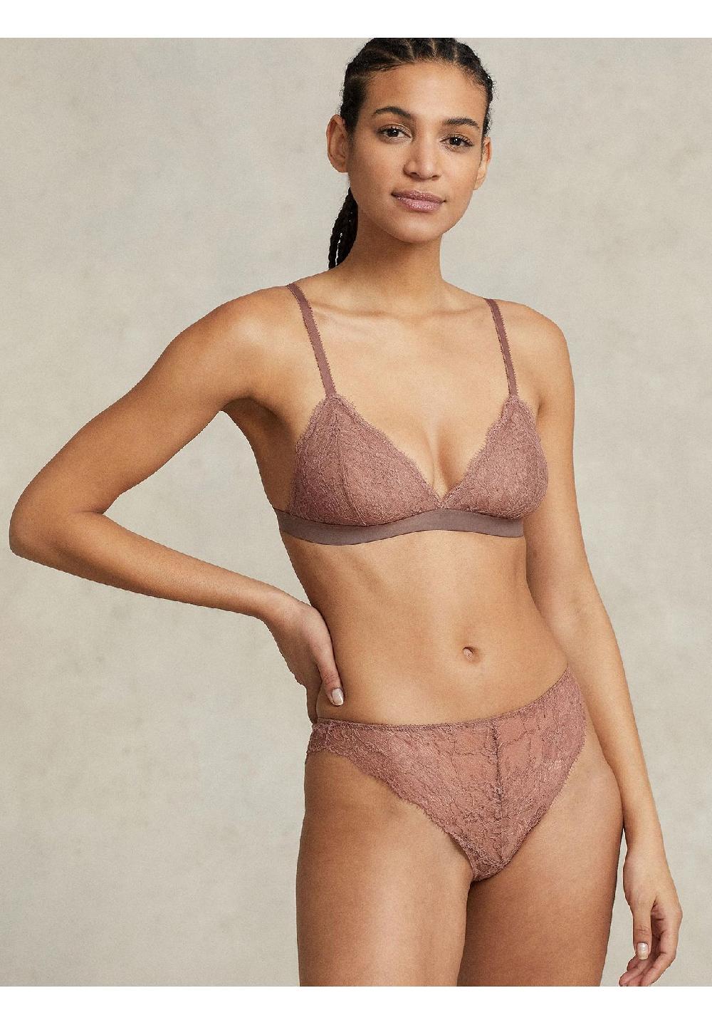 POLO RALPH LAUREN Heritage Lace Triangle Bralette Spitze Für Damen