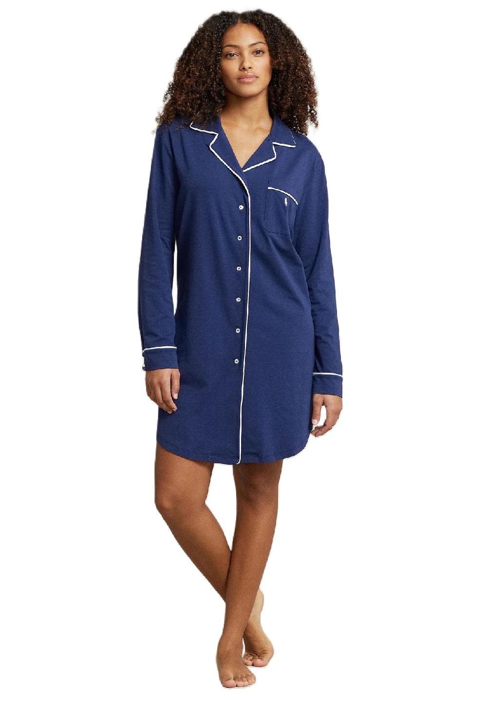 POLO RALPH LAUREN Polo Essentials Schlafshirt Reverskragen Für Damen