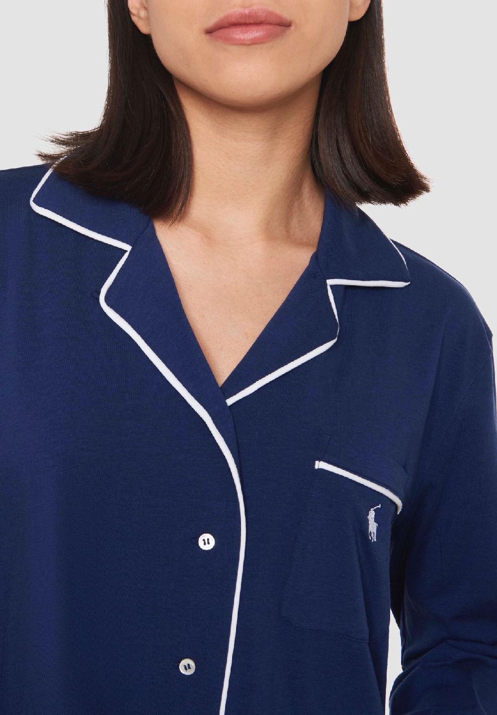 POLO RALPH LAUREN Polo Essentials Schlafshirt Reverskragen Für Damen