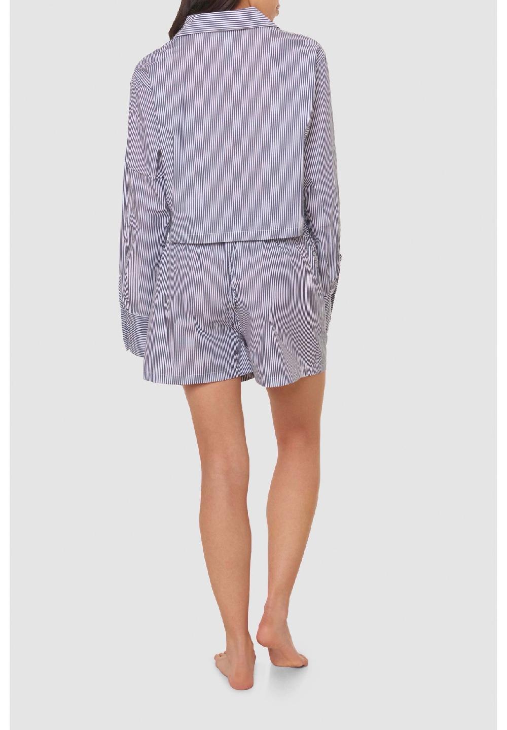 POLO RALPH LAUREN Shirting Strips Schlafanzug Popeline Streifen-Design Für Damen