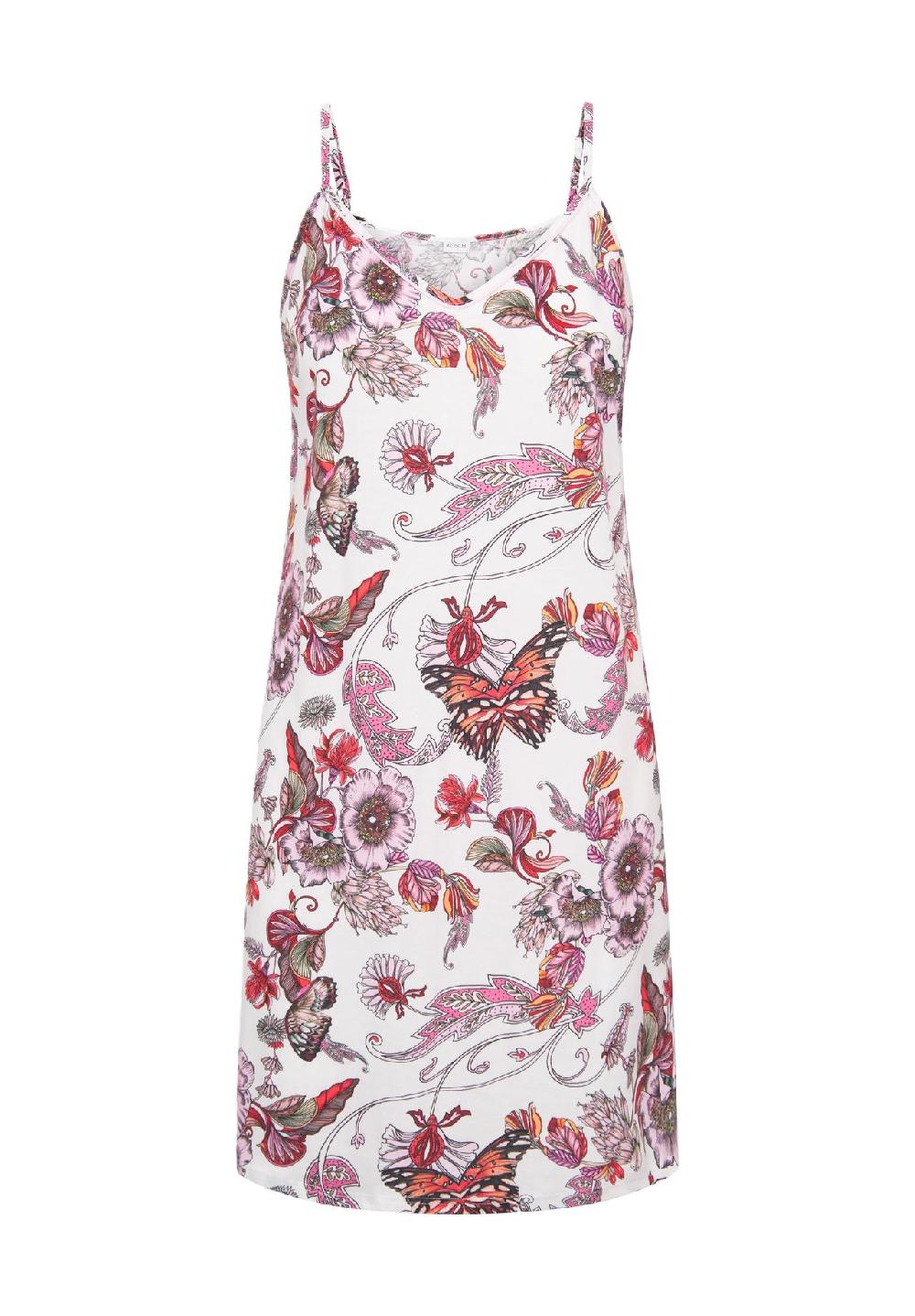 RÖSCH Butterfly Sleepshirt Baumwolle Spaghetti-Träger für Damen