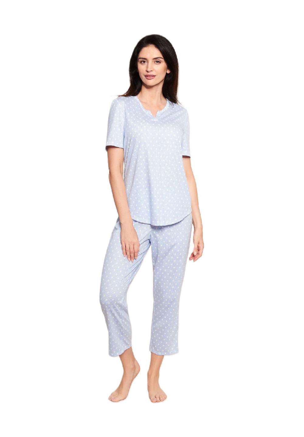 RÖSCH Smart Casual Capri-Pyjama Baumwolle Für Damen