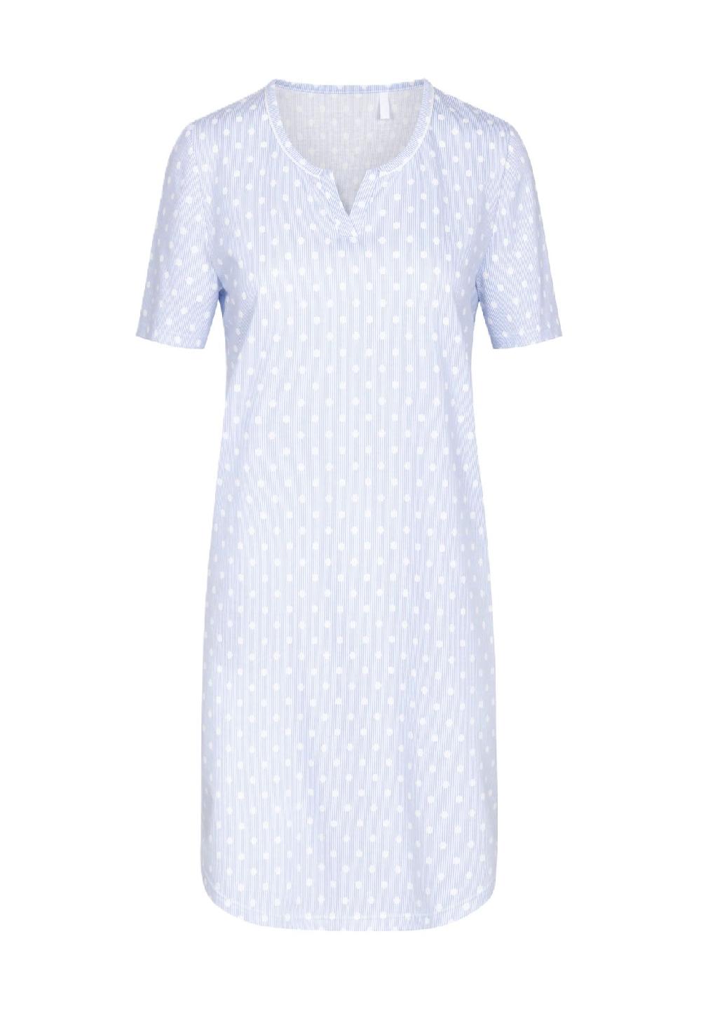 RÖSCH Smart Casual Nachthemd Split-Neck Baumwolle für Damen