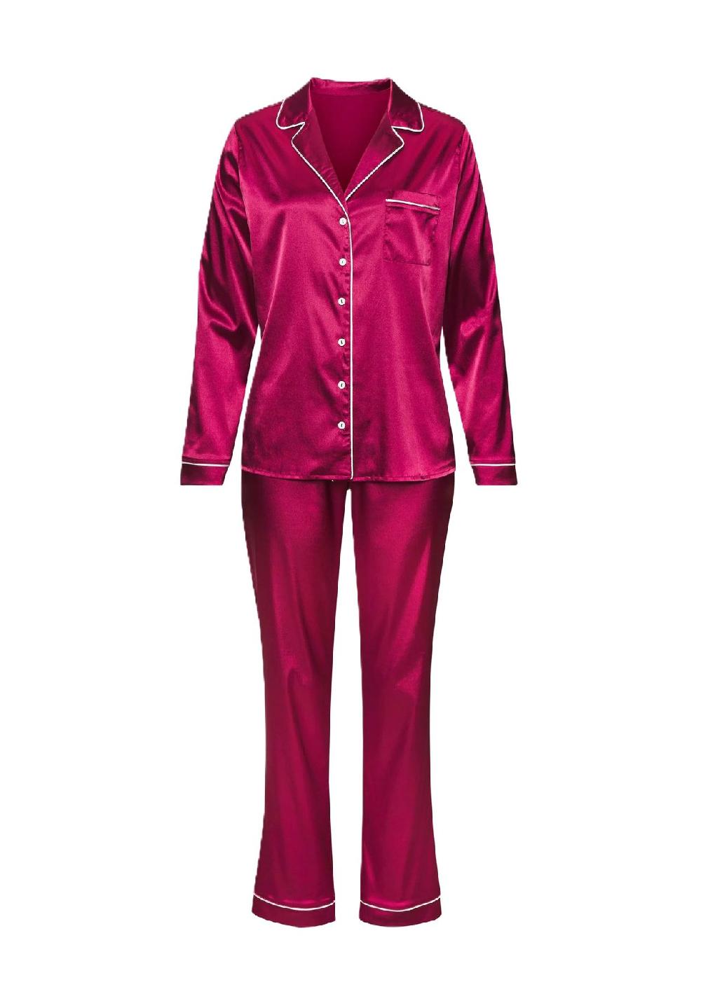 s.Oliver Schlafanzug Reverskragen Brusttasche für Damen