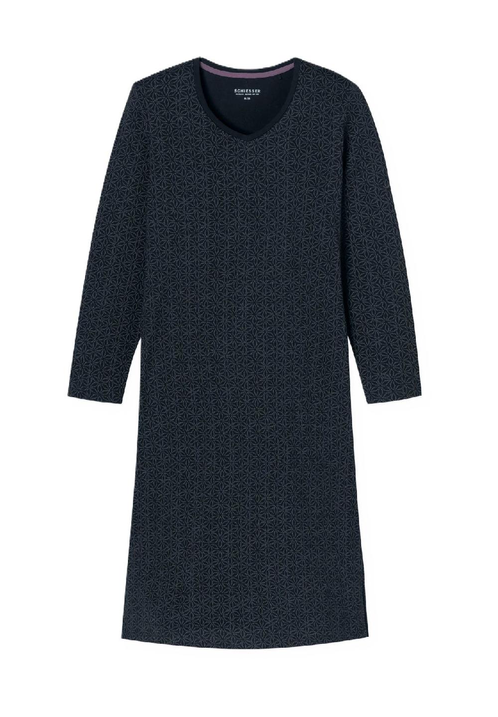 SCHIESSER Comfort Essentials Sleepshirt V-Ausschnitt für Damen