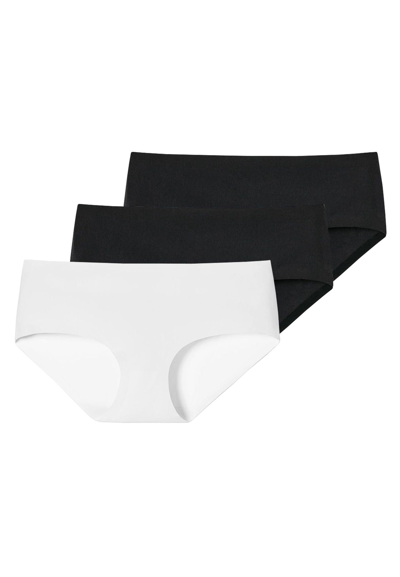 SCHIESSER Damen Panty 3er Pack - Invisible Cotton Nahtlos Vorteilspack
