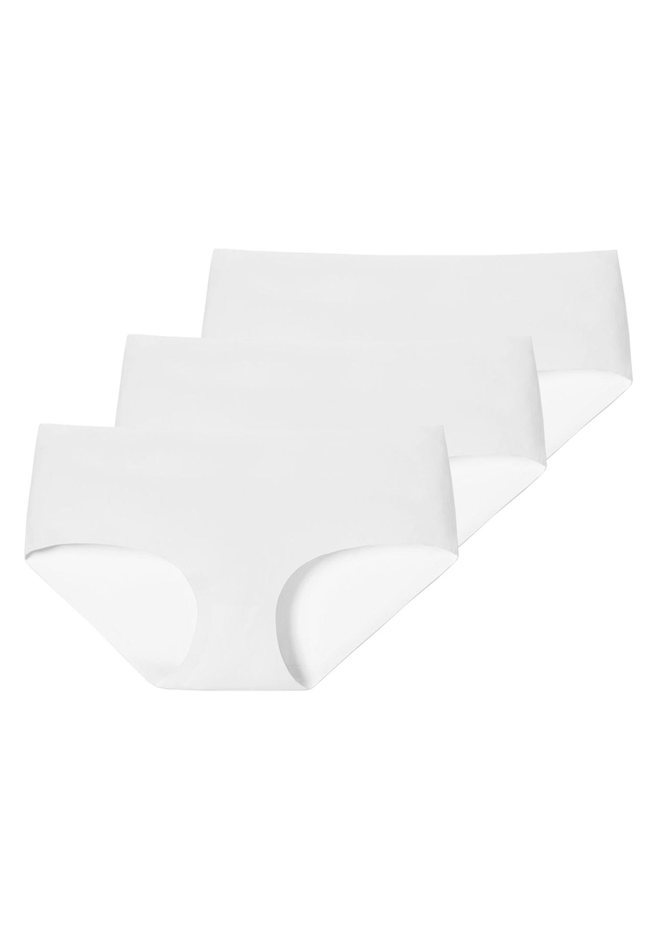 SCHIESSER Damen Panty 3er Pack - Invisible Cotton Nahtlos Vorteilspack