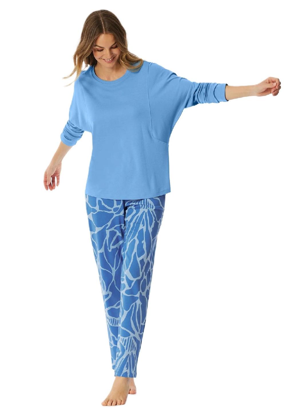 SCHIESSER Modern Nightwear Schlafanzug Langarm Für Damen