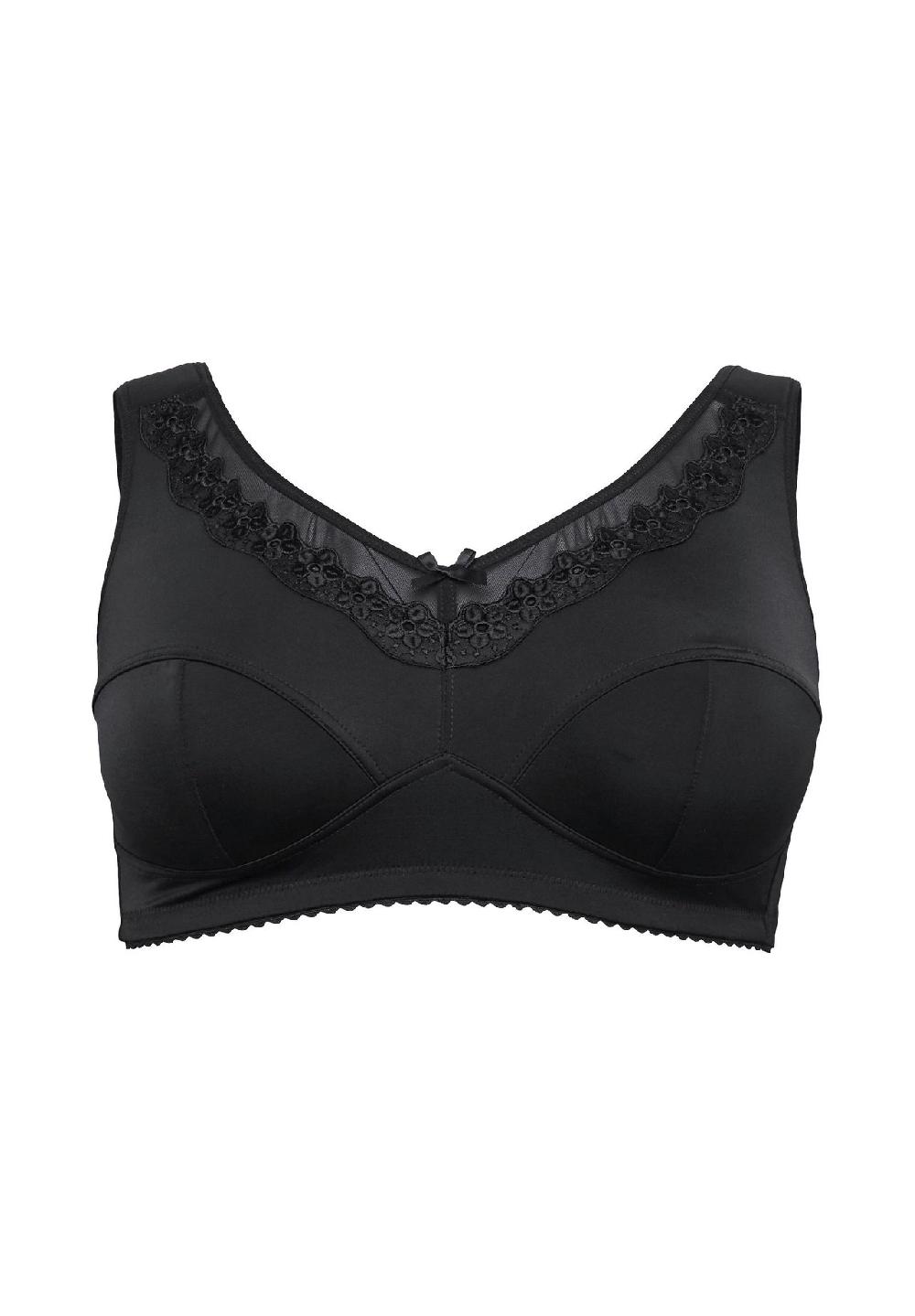 sheego BH ohne Bügel mit breitem Unterbrustband