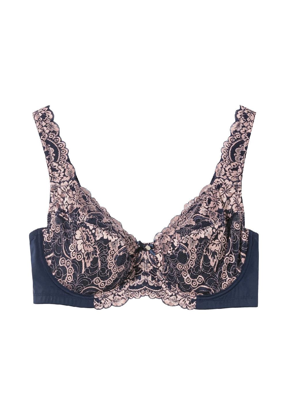 sheego Bügel-BH mit floraler Spitze und seitlichen Stützen