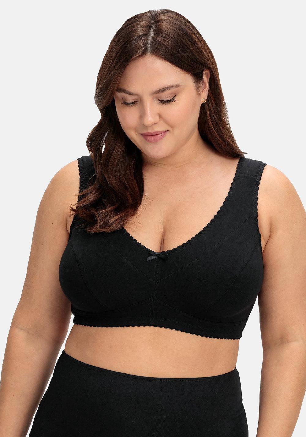 Sheego Entlastungs-BH Ohne Bügel Mit Unterbrustgummi