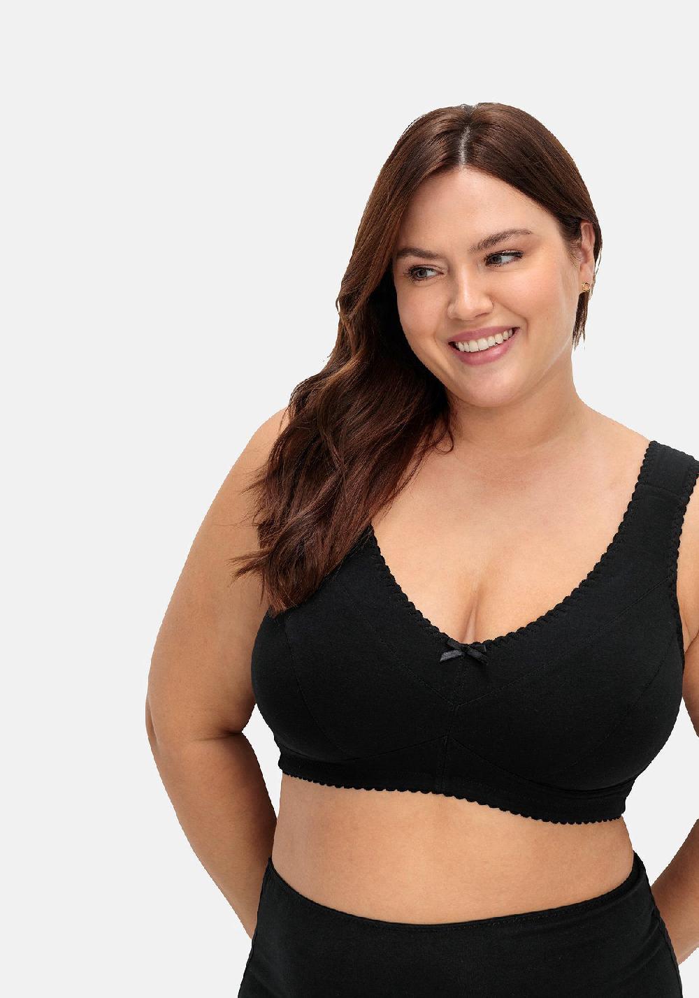 Sheego Entlastungs-BH Ohne Bügel Mit Unterbrustgummi