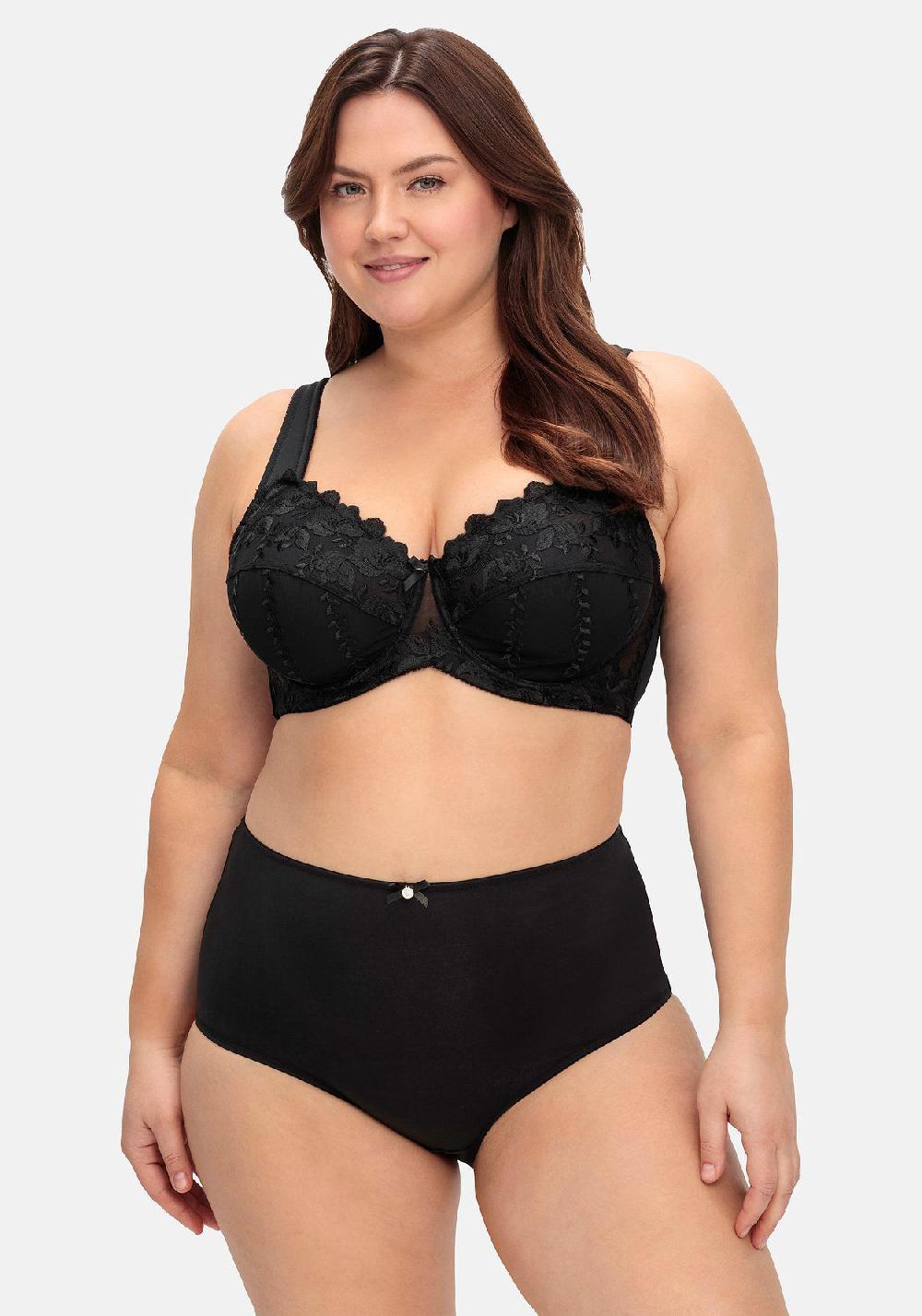 Sheego Spitzen-BH Aus Spitze Und Wattierten Cups