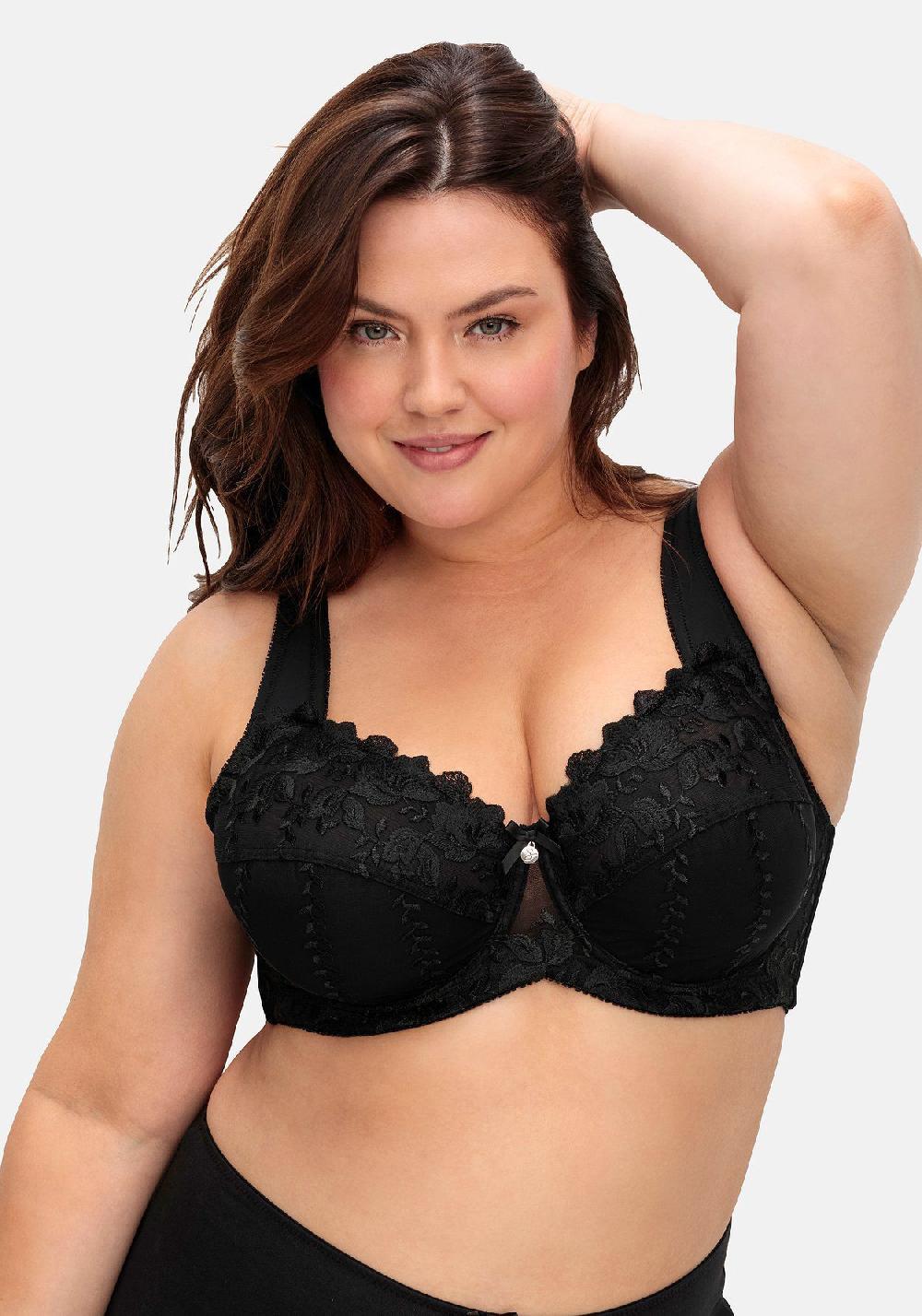 Sheego Spitzen-BH Aus Spitze Und Wattierten Cups