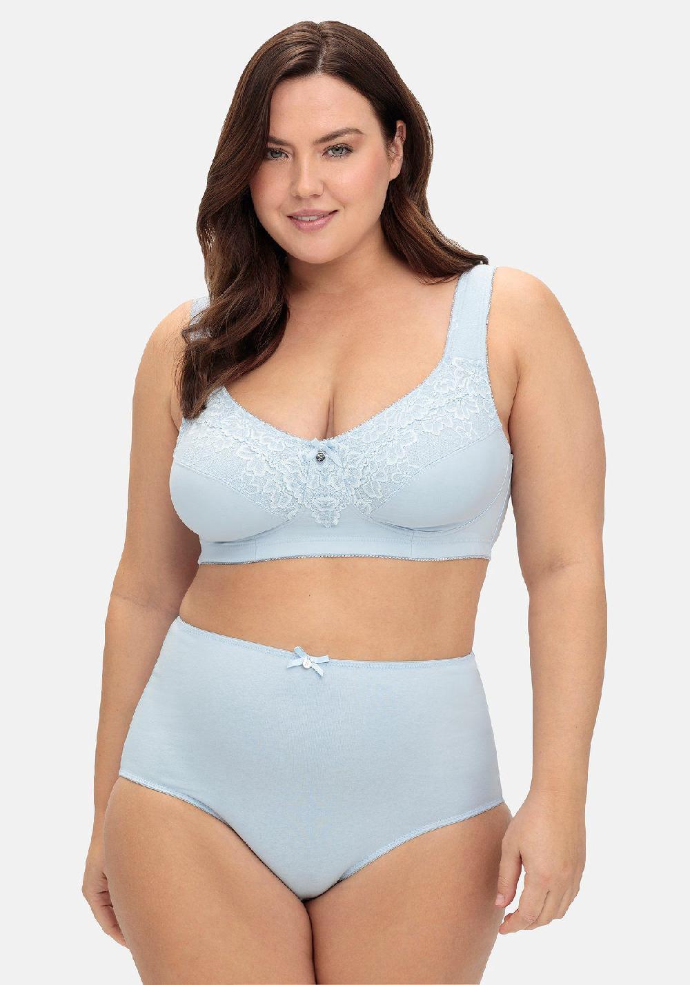 Sheego Spitzen-BH Mit Spitze Und Stützendem Meshfutter