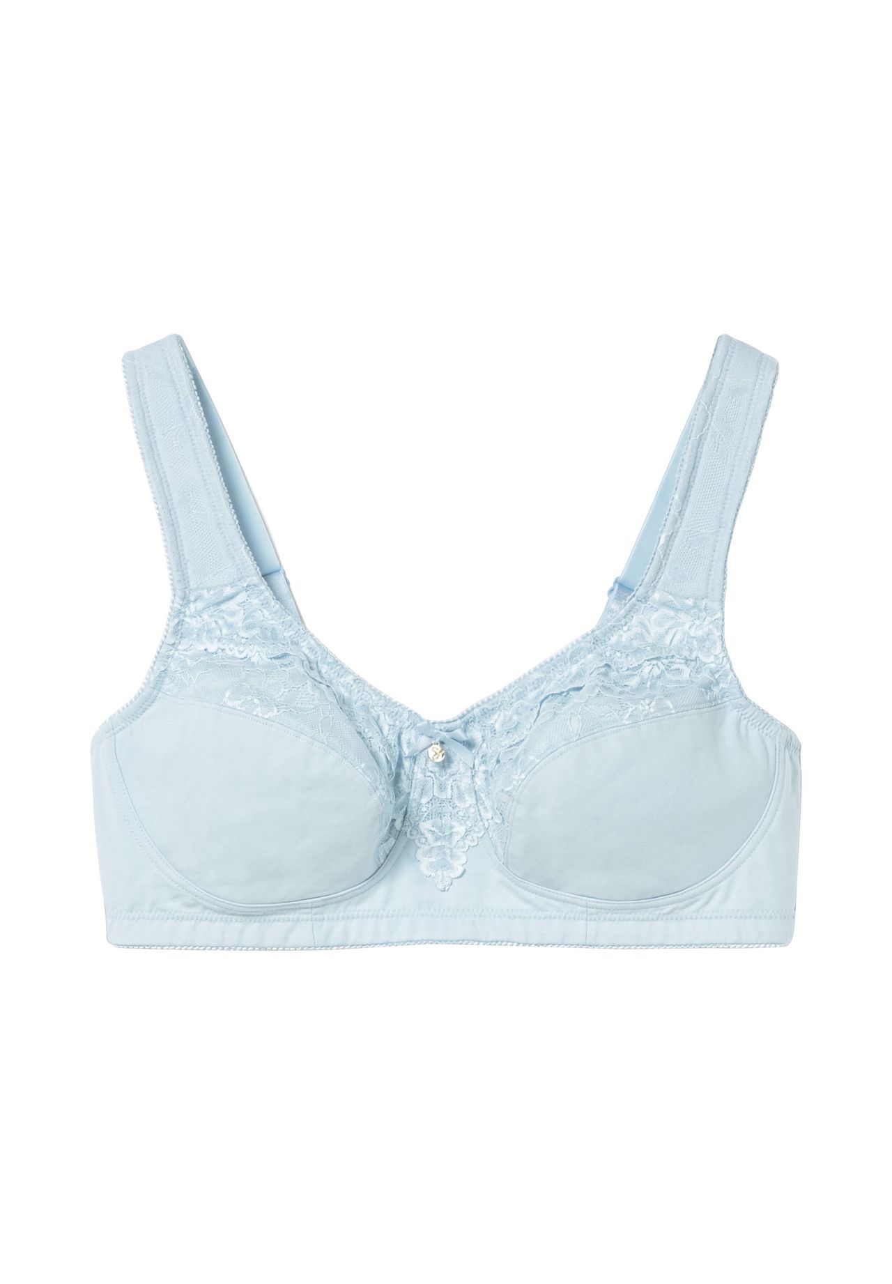 sheego Spitzen-BH mit Spitze und stützendem Meshfutter