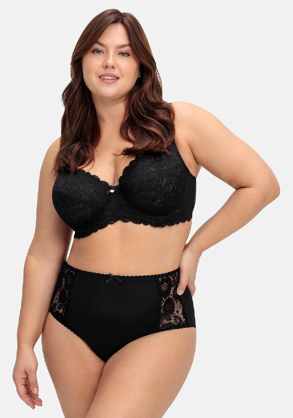 Sheego Taillenslip Mit Leicht Transparenter Spitze