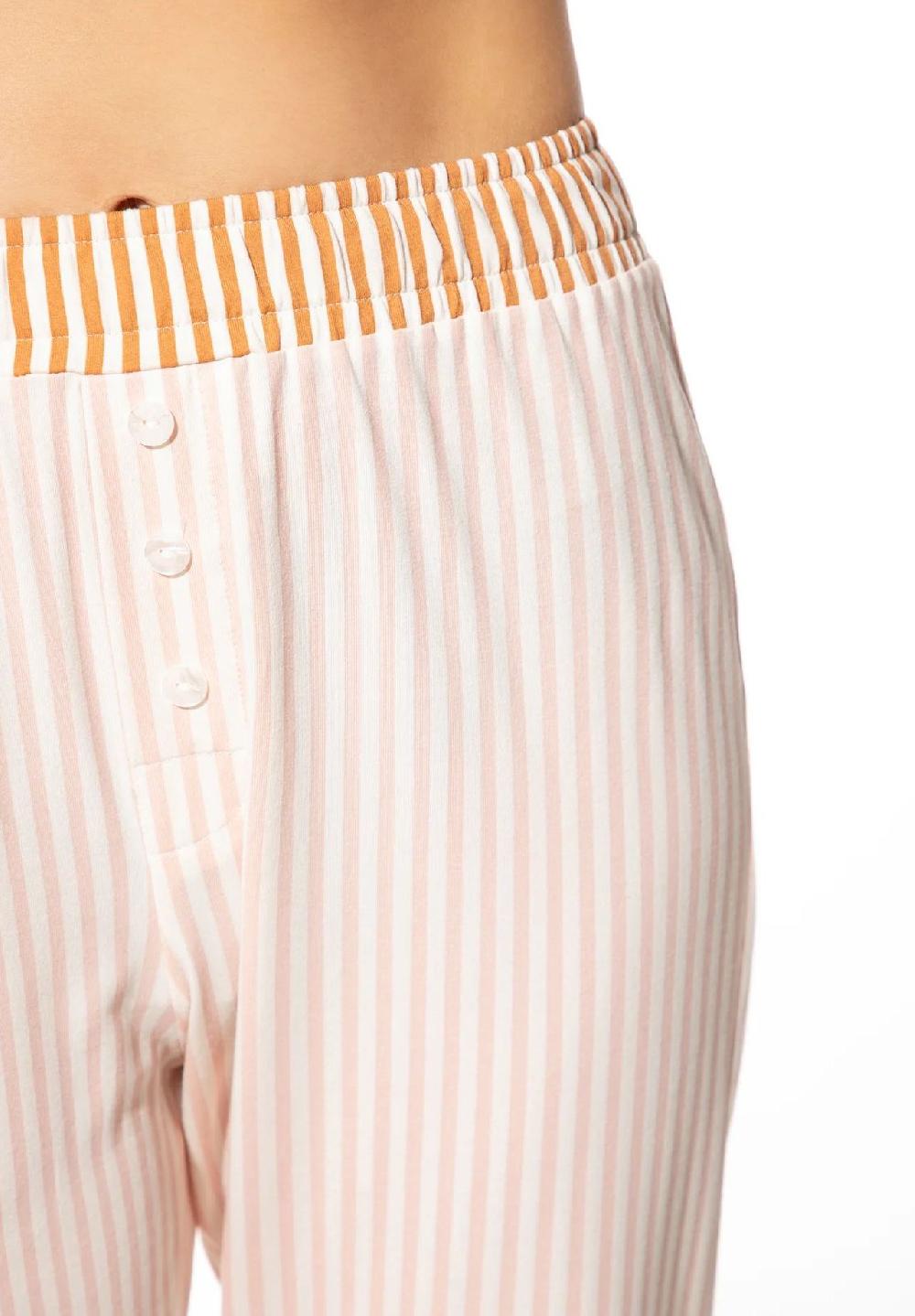 SHORT STORIES® Schlafanzug-Hose 7/8-lang Zierknöpfe Für Damen