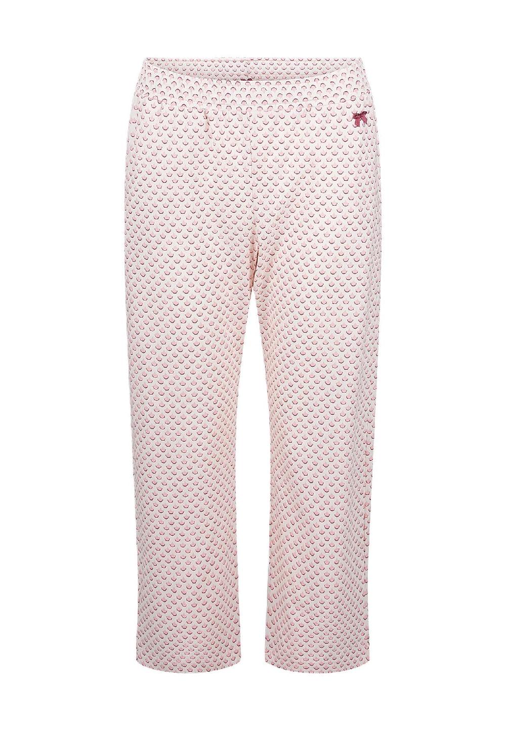 SHORT STORIES® Schlafanzug-Hose 7/8-lang Zierschleife für Damen