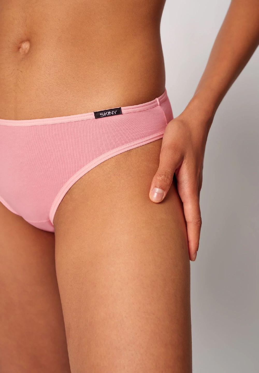 SKINY® Cotton Essentials Slip 3er-Pack Elastikbund Für Damen