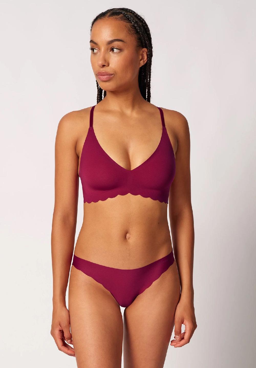 SKINY® Mikro Essentials Bustier V-Ausschnitt Wellensaum Für Damen