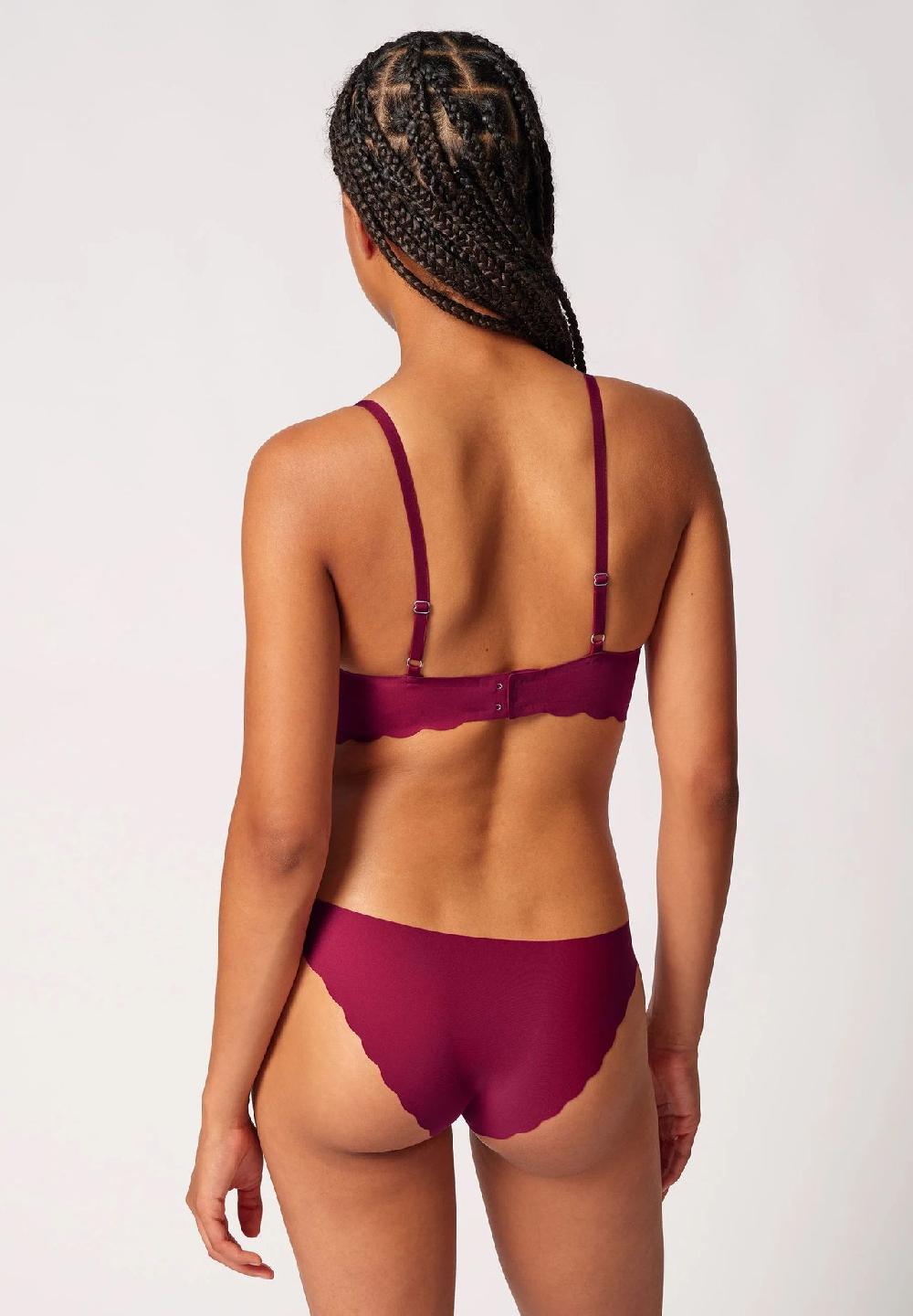 SKINY® Mikro Essentials Bustier V-Ausschnitt Wellensaum Für Damen