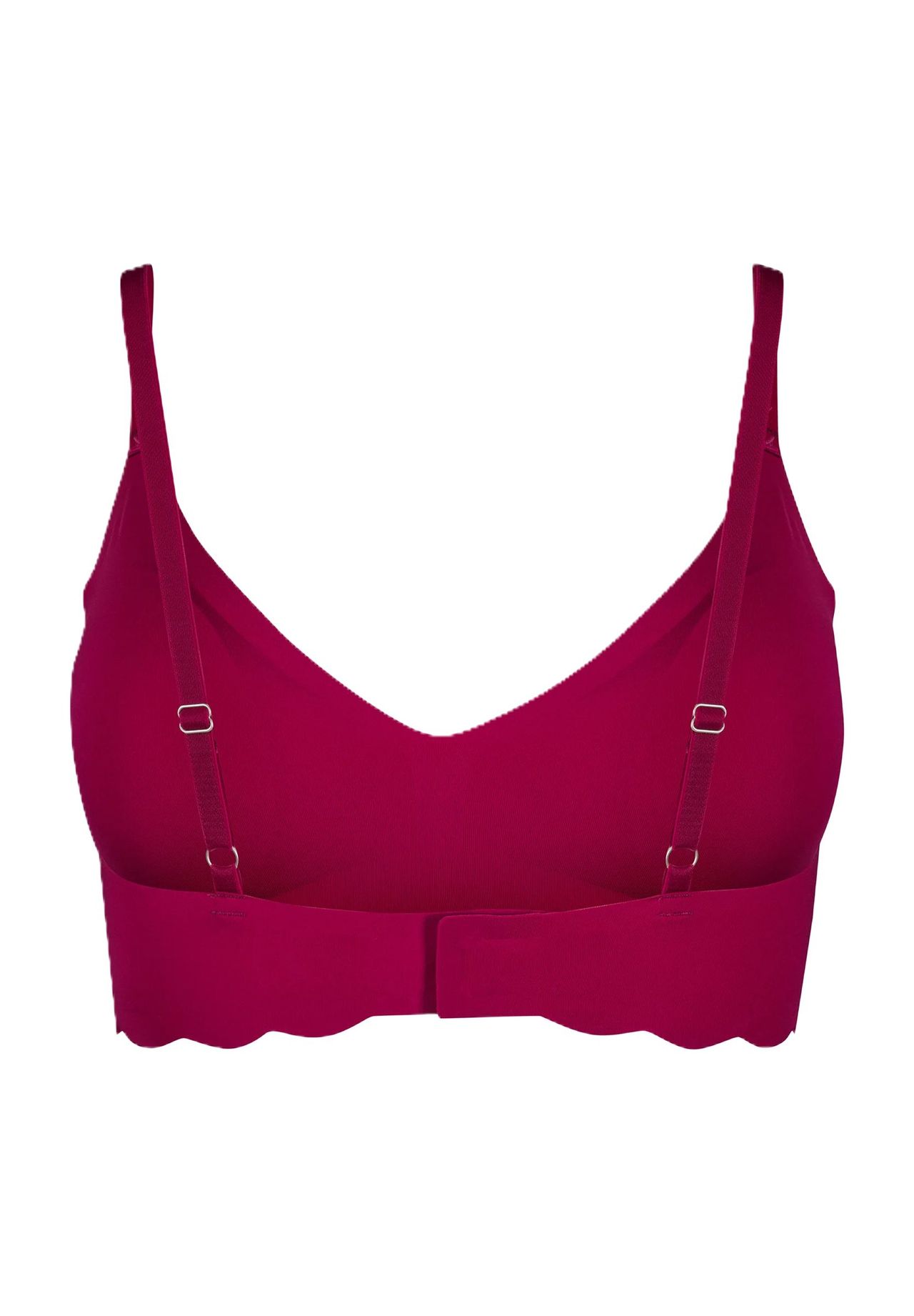 SKINY® Mikro Essentials Bustier V-Ausschnitt Wellensaum Für Damen