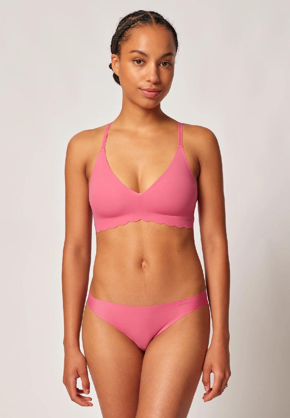 SKINY® Mikro Essentials Bustier V-Ausschnitt Wellensaum Für Damen