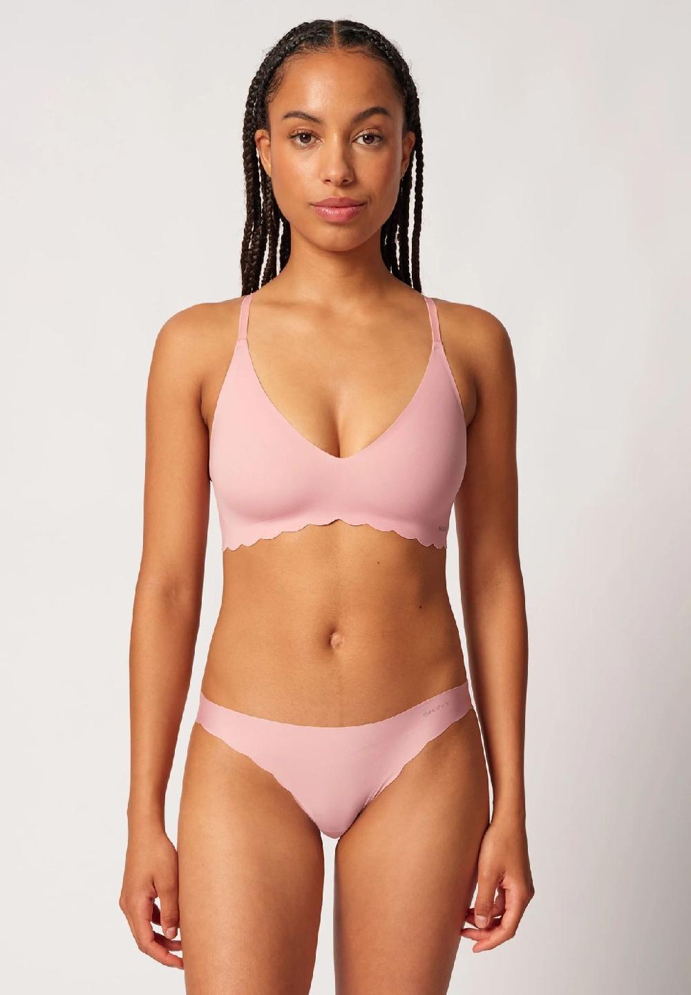 SKINY® Mikro Essentials Bustier V-Ausschnitt Wellensaum Für Damen