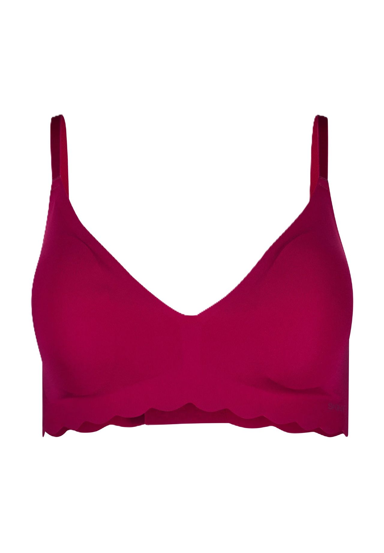 SKINY® Mikro Essentials Bustier V-Ausschnitt Wellensaum Für Damen