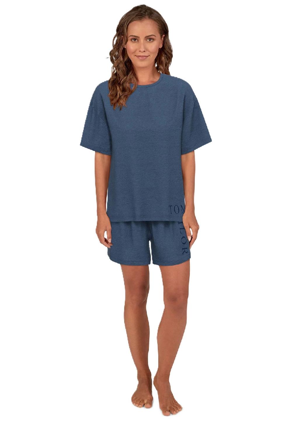 TOM TAILOR Shorty Rundhals Für Damen