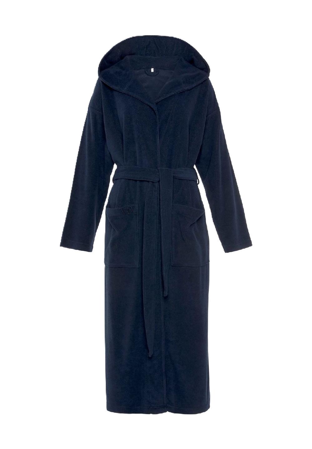 vivance dreams Bademantel Basic Bademantel Kapuze für Damen