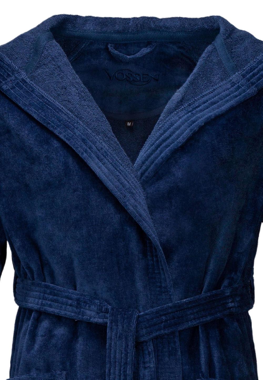 VOSSEN® Bademäntel Unisex Kurzmantel Mit Kapuze Texas Winternight - 4760