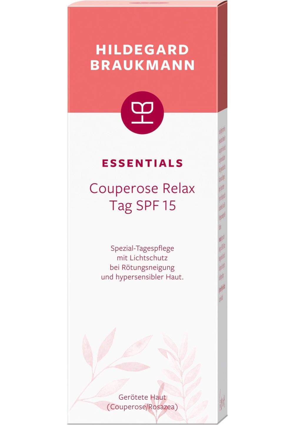 HILDEGARD BRAUKMANN ESSENTIALS Couperose Relax Tag LSF 15