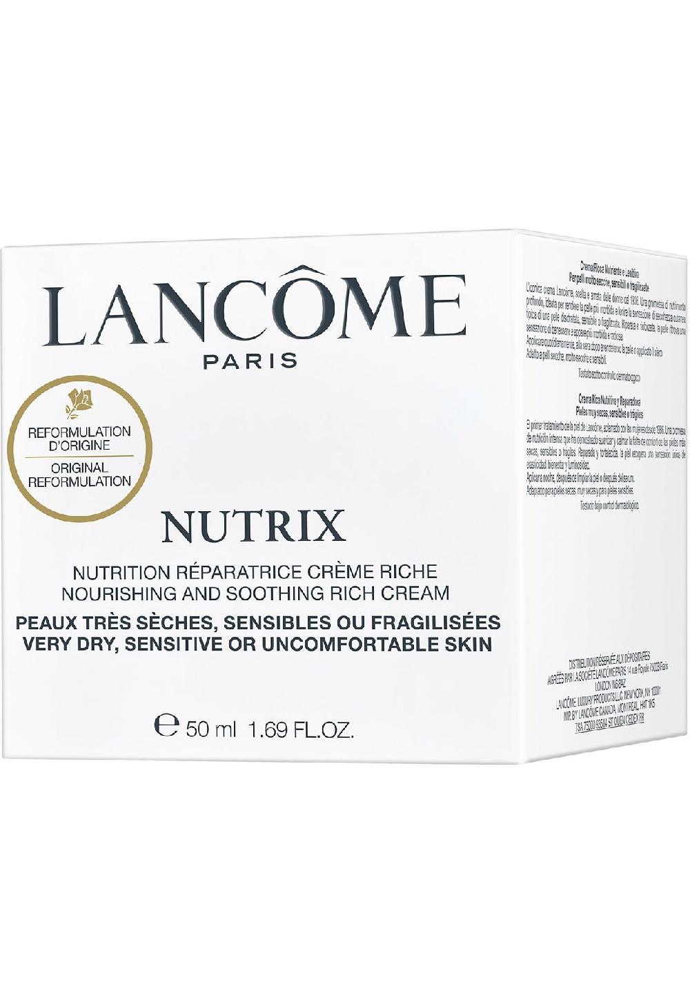 LANCÔME NUTRIX Nourishing And Soothing Rich Face Cream