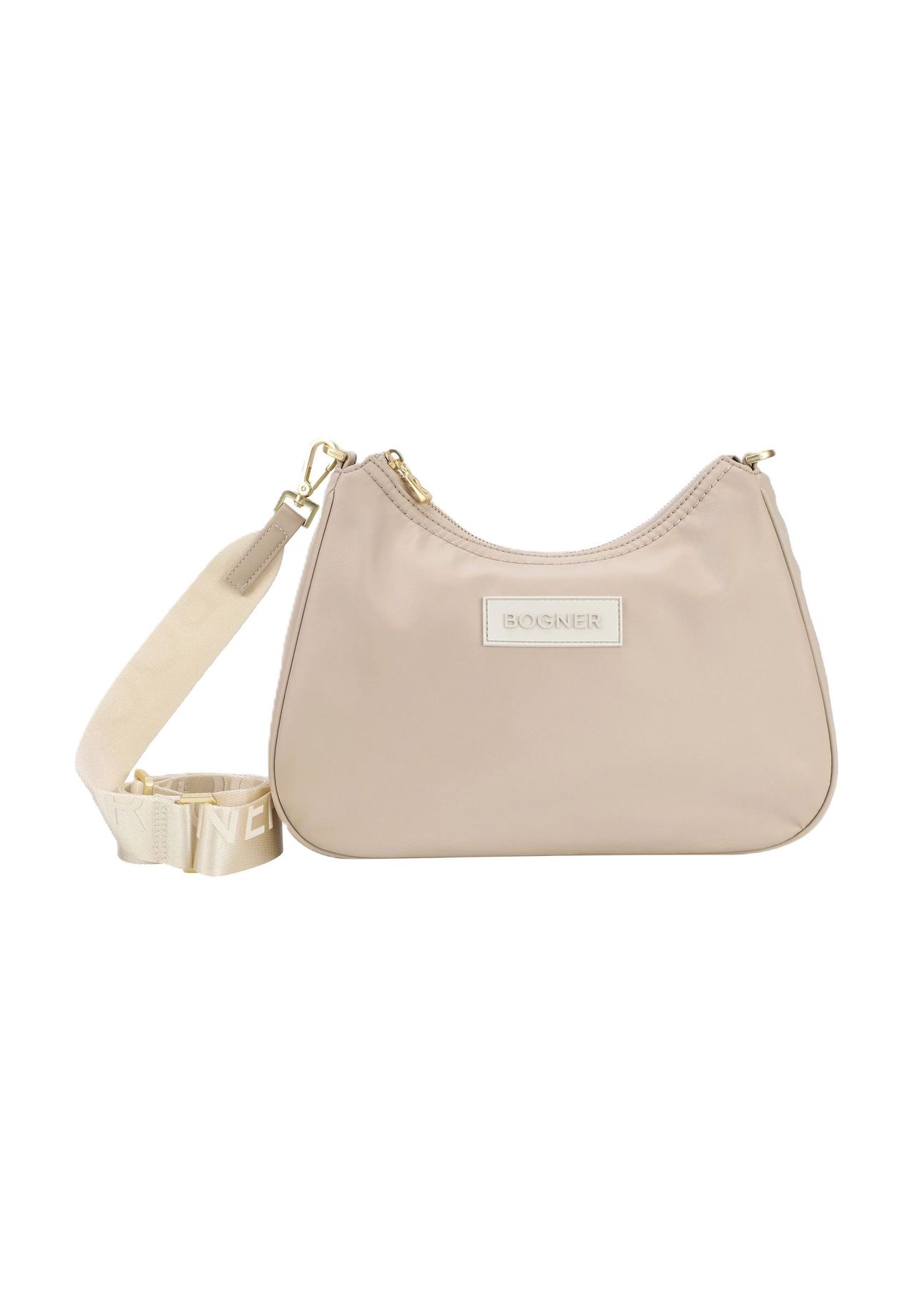 BOGNER SAXON Schultertasche "Odette" Reißverschluss Emblem für Damen