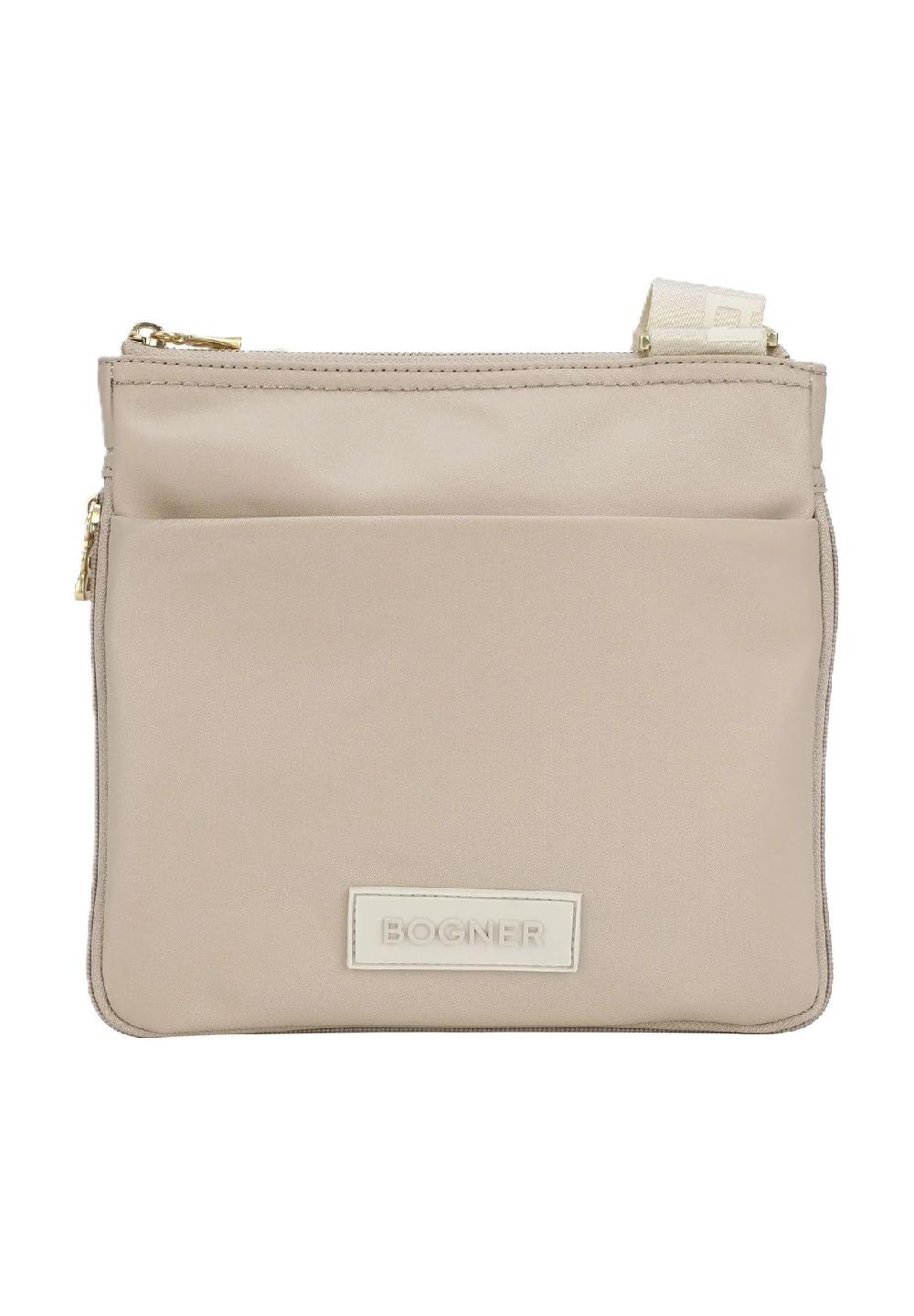 BOGNER SAXON Umhängetasche "Serena" Emblem Reißverschluss für Damen